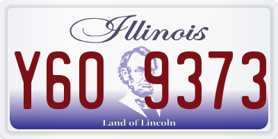 IL license plate Y609373