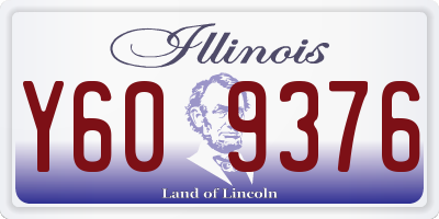 IL license plate Y609376