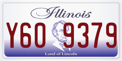 IL license plate Y609379