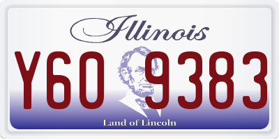 IL license plate Y609383
