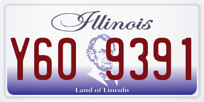 IL license plate Y609391
