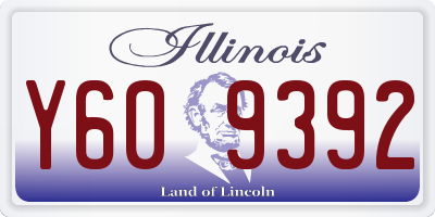 IL license plate Y609392
