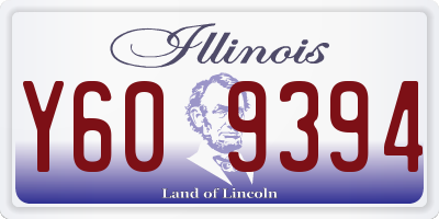 IL license plate Y609394