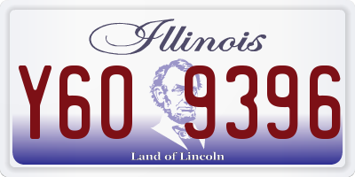 IL license plate Y609396