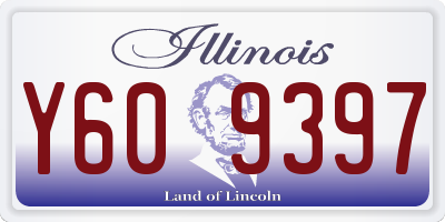IL license plate Y609397
