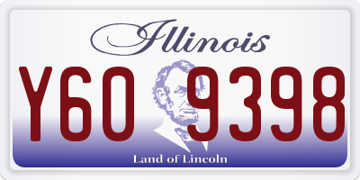 IL license plate Y609398