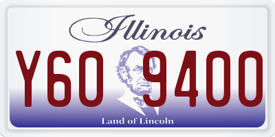 IL license plate Y609400