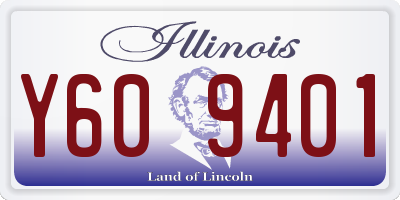 IL license plate Y609401