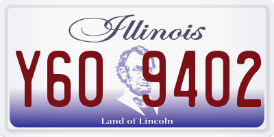 IL license plate Y609402