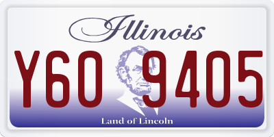 IL license plate Y609405
