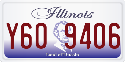 IL license plate Y609406