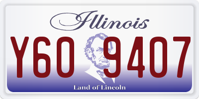 IL license plate Y609407