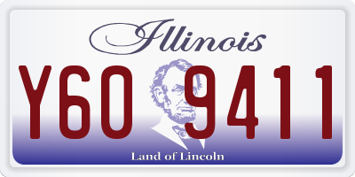 IL license plate Y609411