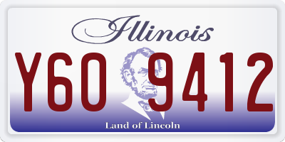 IL license plate Y609412