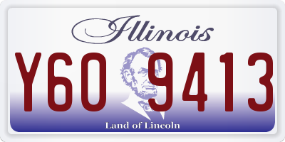 IL license plate Y609413
