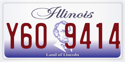 IL license plate Y609414