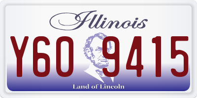 IL license plate Y609415