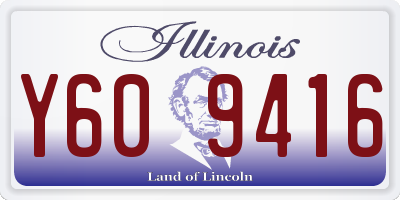 IL license plate Y609416