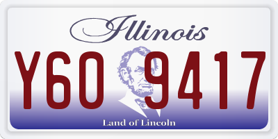 IL license plate Y609417
