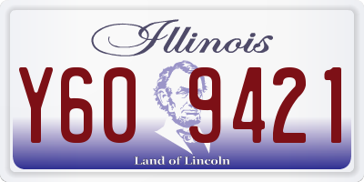 IL license plate Y609421