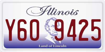 IL license plate Y609425