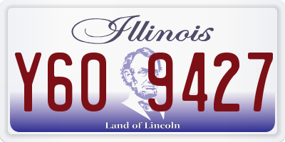IL license plate Y609427