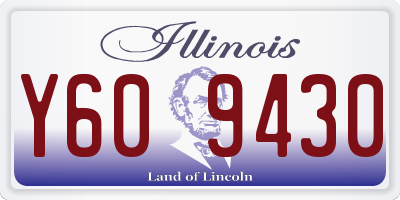 IL license plate Y609430