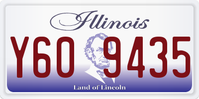IL license plate Y609435