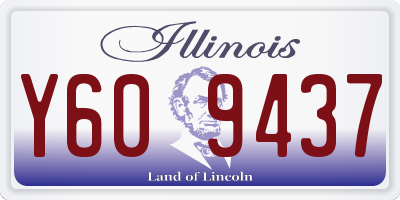 IL license plate Y609437