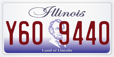IL license plate Y609440