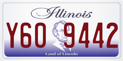 IL license plate Y609442