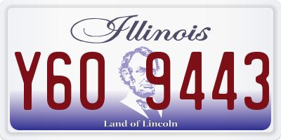 IL license plate Y609443