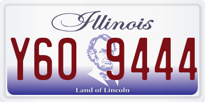 IL license plate Y609444