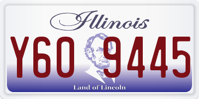 IL license plate Y609445