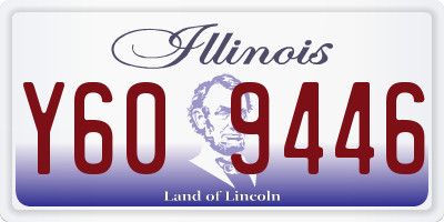 IL license plate Y609446