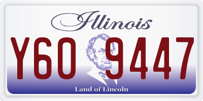 IL license plate Y609447