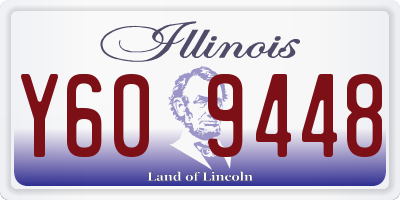 IL license plate Y609448