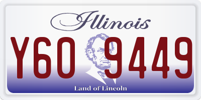IL license plate Y609449