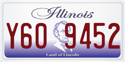 IL license plate Y609452