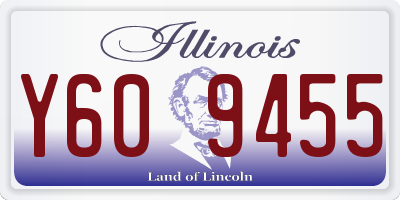 IL license plate Y609455