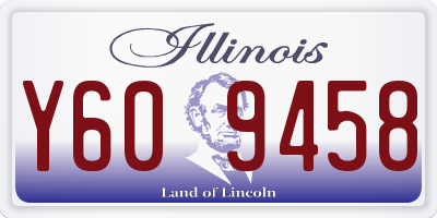 IL license plate Y609458