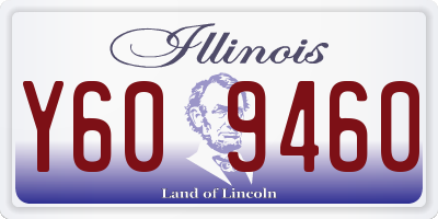 IL license plate Y609460