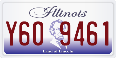 IL license plate Y609461