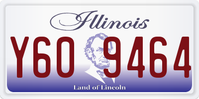 IL license plate Y609464