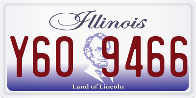 IL license plate Y609466