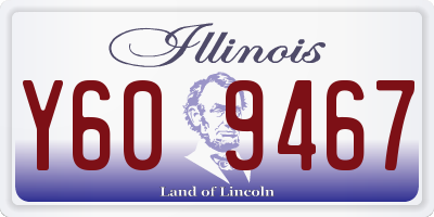 IL license plate Y609467