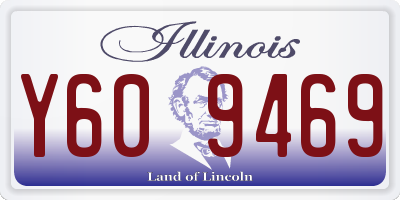 IL license plate Y609469