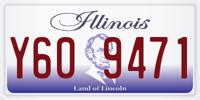 IL license plate Y609471