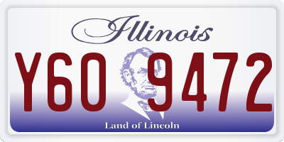 IL license plate Y609472