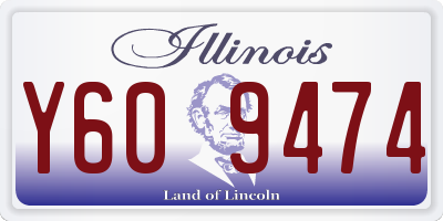 IL license plate Y609474
